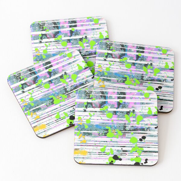 Item preview, Splish Splash Green and Black designed and sold by Roco47.