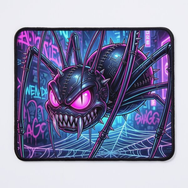 Item preview, Futuristic Cyber Spider in Urban Jungle designed and sold by kiwiartyfarty.