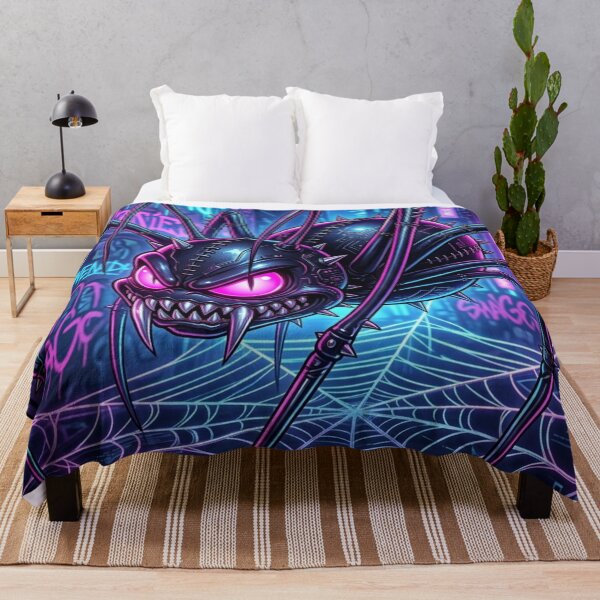 Item preview, Futuristic Cyber Spider in Urban Jungle designed and sold by kiwiartyfarty.