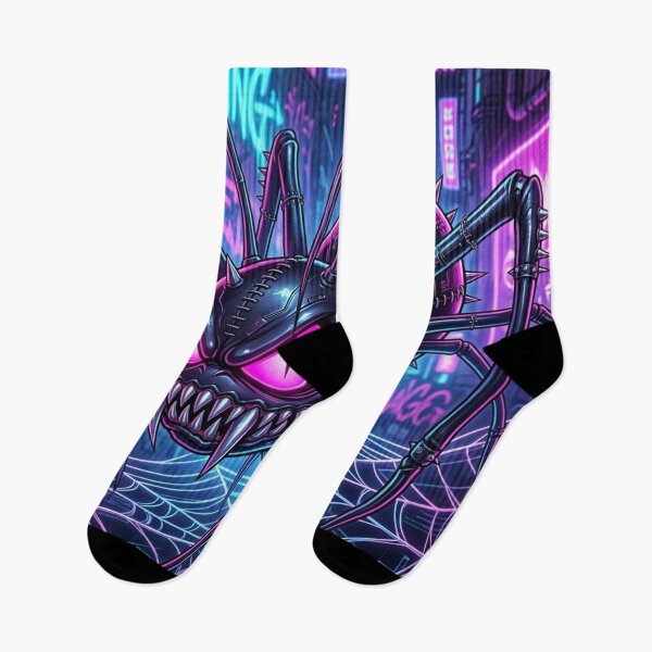 Item preview, Futuristic Cyber Spider in Urban Jungle designed and sold by kiwiartyfarty.