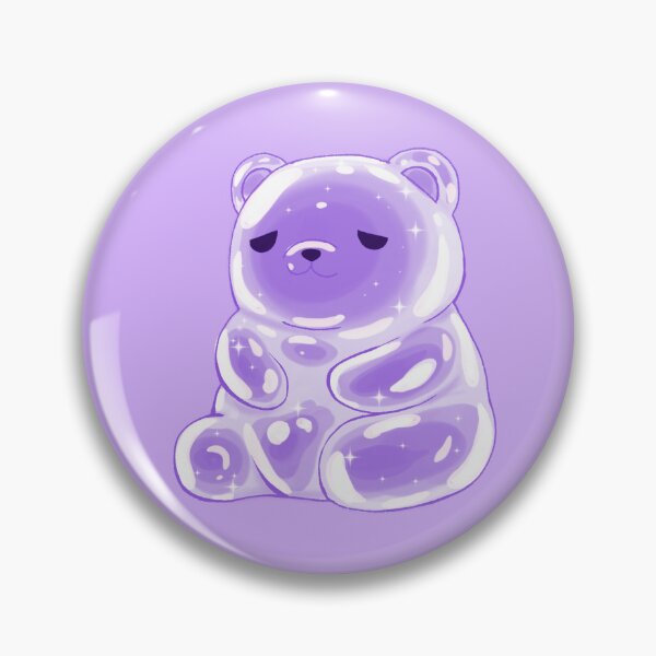 Item preview, lilac rubber bear designed and sold by potokomi.