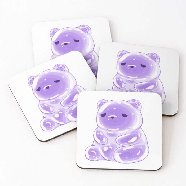 Item preview, lilac rubber bear designed and sold by potokomi.
