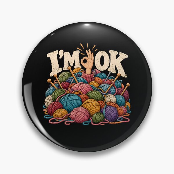 Item preview, I'm OK Knitting Crochet designed and sold by a-turner-paint.