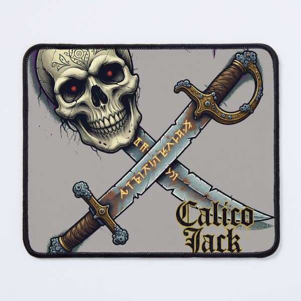Item preview, Calico Jack Rackham Skull Swords 1718-1720-64 designed and sold by GerrySchafer.