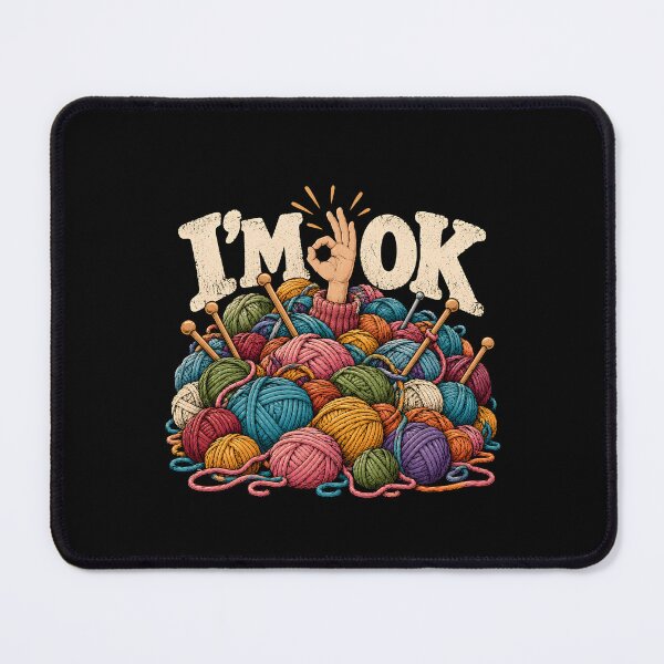 Item preview, I'm OK Knitting Crochet designed and sold by a-turner-paint.