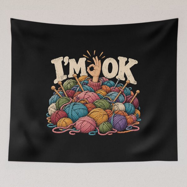 Item preview, I'm OK Knitting Crochet designed and sold by a-turner-paint.