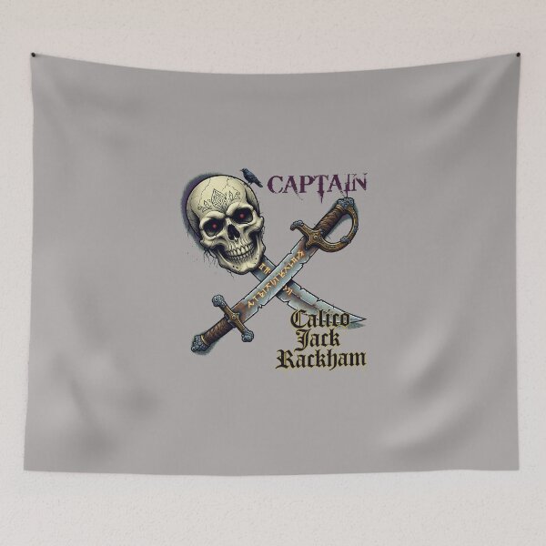 Item preview, Calico Jack Rackham Skull Swords 1718-1720-64 designed and sold by GerrySchafer.