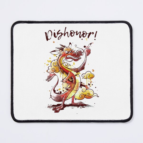 Item preview, Funny Cartoon Red Dragon Dishonor Slogan Watercolor designed and sold by jargolamo.