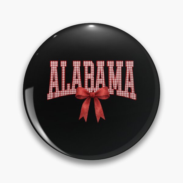 Item preview, Alabama Houndstooth Bow Crimson Southern Spirit designed and sold by khdmalakarak.
