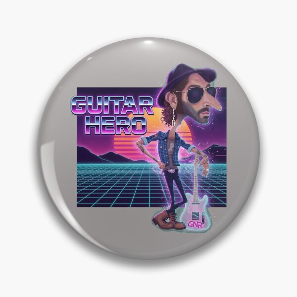 Item preview, Caricature Player Guitarist Wild Style Attire-86 designed and sold by AnjaIsense.