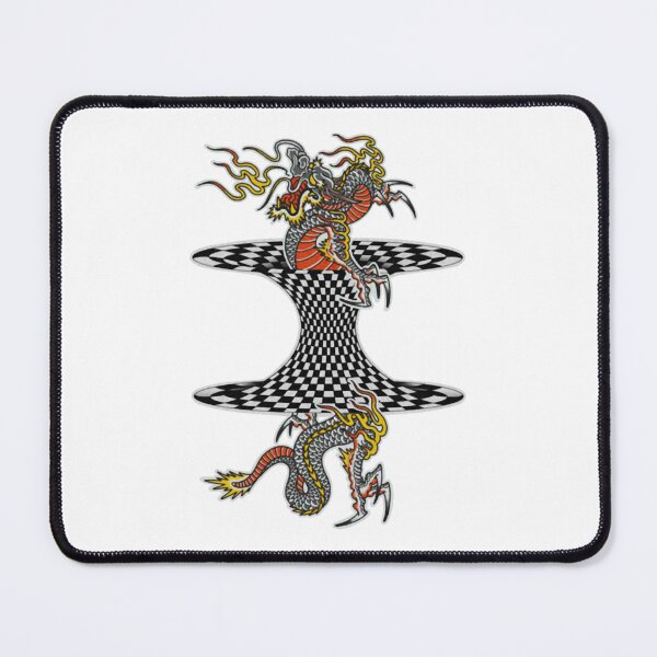 Item preview, Dragon Toroid Illusion Optical Abstract Tattoo Art designed and sold by Bombstudios.