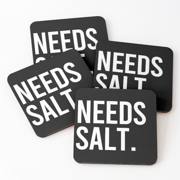 Item preview, Needs Salt - Funny Cooking Chef Gift designed and sold by yushelaviora.