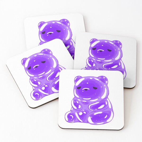 Item preview, rubber bear purple designed and sold by potokomi.