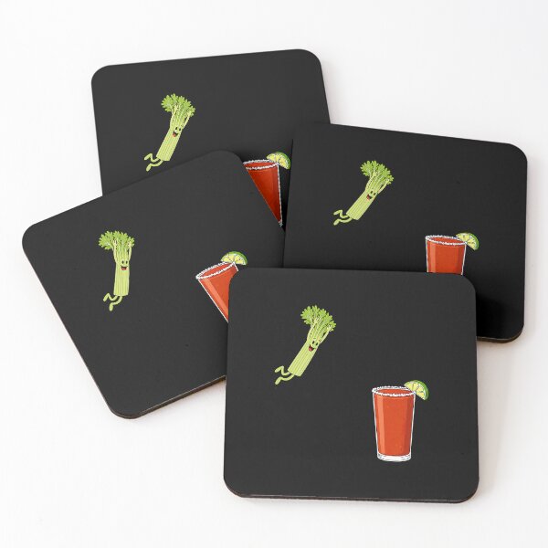 Item preview, Bloody Mary Cocktail Jumping Into Celery Character designed and sold by nryum.