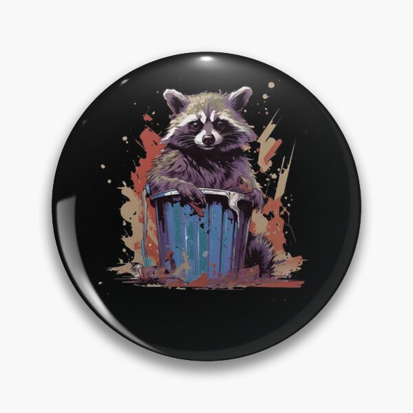 Item preview, Cute Trash Raccoon Painting Wildlife Splatter Art designed and sold by jargolamo.