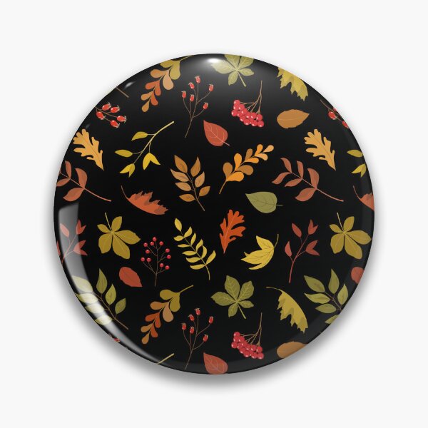 Item preview, Dark Cottagecore Autumn Leaves Berry Botanical Pattern Travel designed and sold by FestivityFinds.