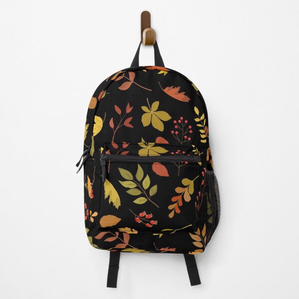 Item preview, Dark Cottagecore Autumn Leaves Berry Botanical Pattern Travel designed and sold by FestivityFinds.