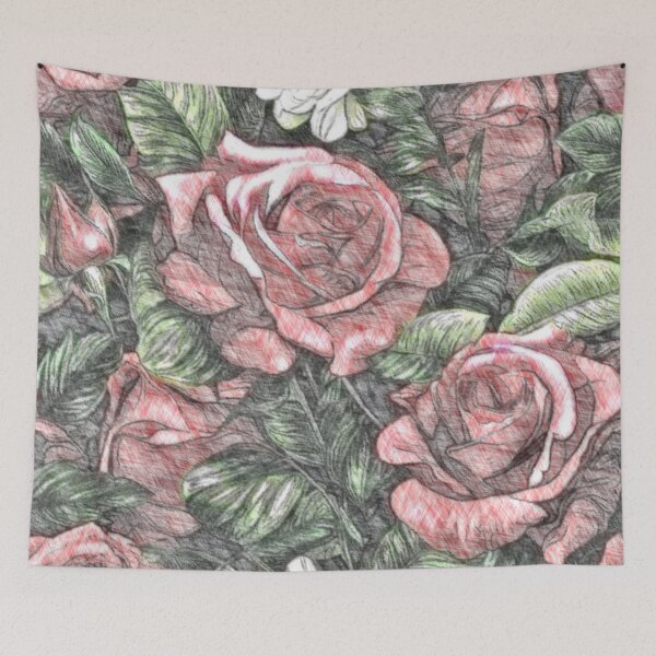 Item preview, Crayon Master Red Roses  designed and sold by Digital Attic 95.