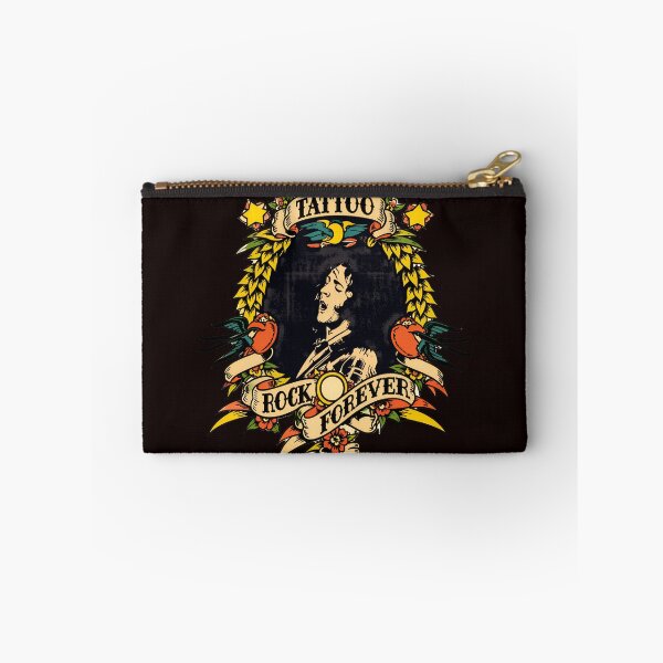 Item preview, Vintage Tattoo Style Rock Guitarist Art designed and sold by Brookvin.