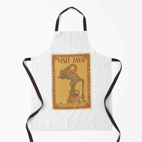 Item preview, Visit Java Vintage Travel Poster – Traditional Wayang Kulit Art designed and sold by cannsuh.