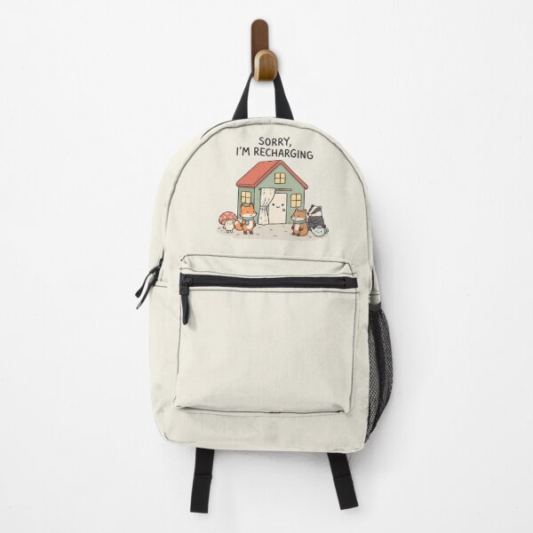 Item preview, Sorry I'm Recharging | Cute Cozy Woodland Introvert Art designed and sold by MrDev.