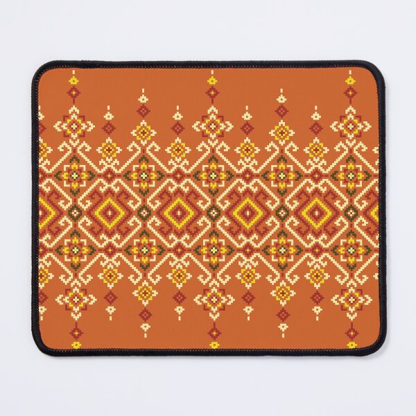 Item preview, Isan Thai Traditional Weaving Border Seamless Pattern designed and sold by PowerAntShop.