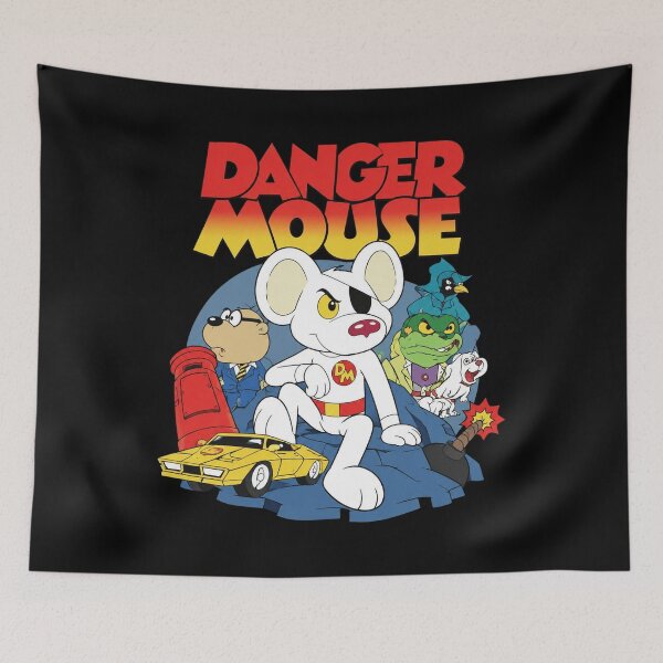 Item preview, Danger Mouse Retro Cartoon designed and sold by tkingrober.