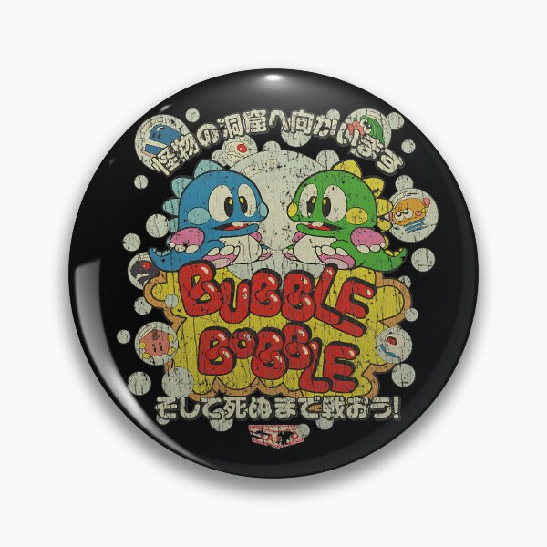 Item preview, Retro Arcade Pixel Dragons Bubble Pop Art designed and sold by LuellaCFincher.