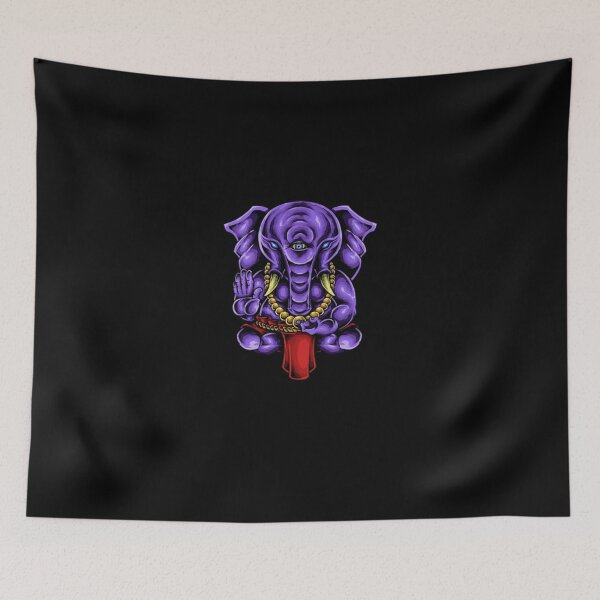 Item preview,  Dark Fantasy Purple Elephant Deity Mystic Illustration designed and sold by jargolamo.