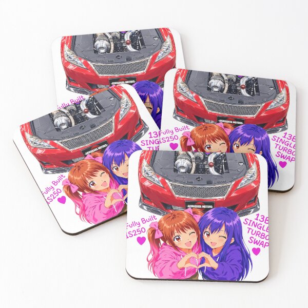Item preview, Anime Girls & 13B Rotary Turbo Swap Lexus IS250 JDM Art designed and sold by AKIHABARAMOTORS.