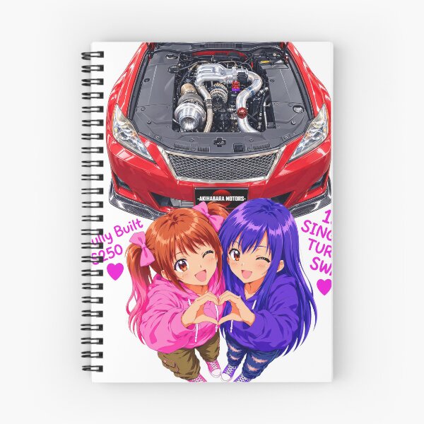 Item preview, Anime Girls & 13B Rotary Turbo Swap Lexus IS250 JDM Art designed and sold by AKIHABARAMOTORS.