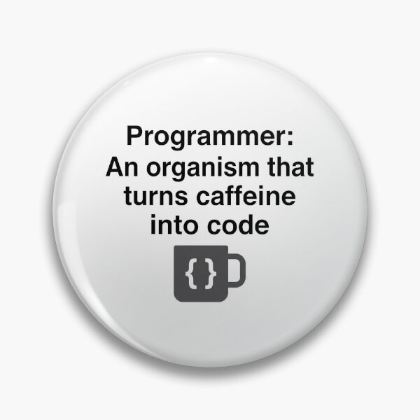 Item preview, Programmer Definition Caffeine Into Code Funny Tech designed and sold by pattman.