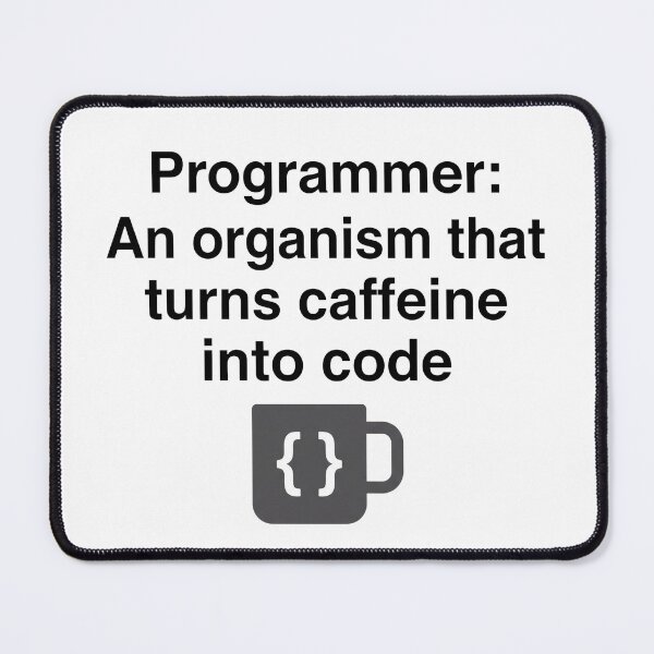 Item preview, Programmer Definition Caffeine Into Code Funny Tech designed and sold by pattman.