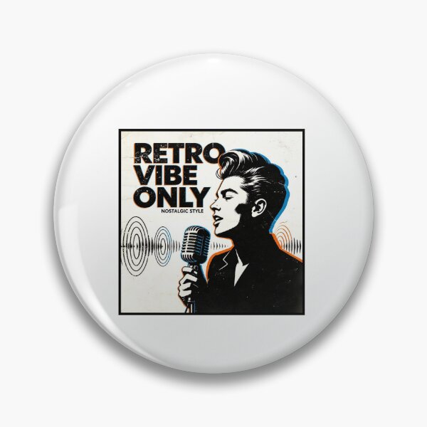 Item preview, Retro Vibe Only Nostalgic Radio Singer designed and sold by FerretSpark.