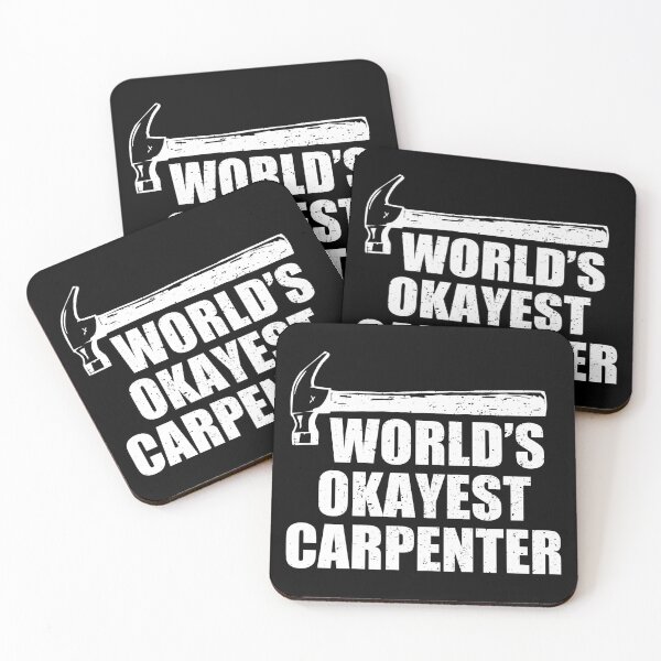 Item preview, World's Okayest Carpenter - Woodworker Gift designed and sold by yushelaviora.