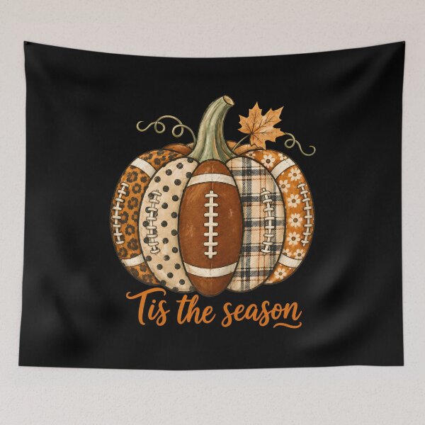 Item preview, Tis The Season Football Pumpkin Fall Autumn designed and sold by GiaoCalonas.