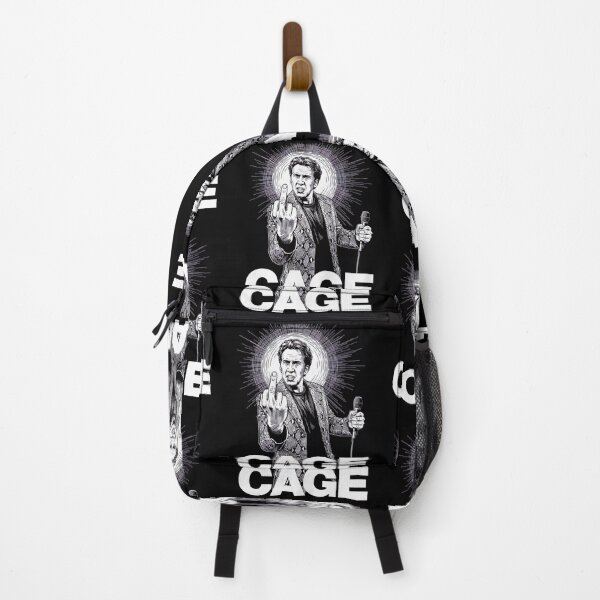 Item preview, Vintage Angry Man CAGE Middle Finger Retro Stand Up Mic Graphic Art designed and sold by SmithOscarShop.