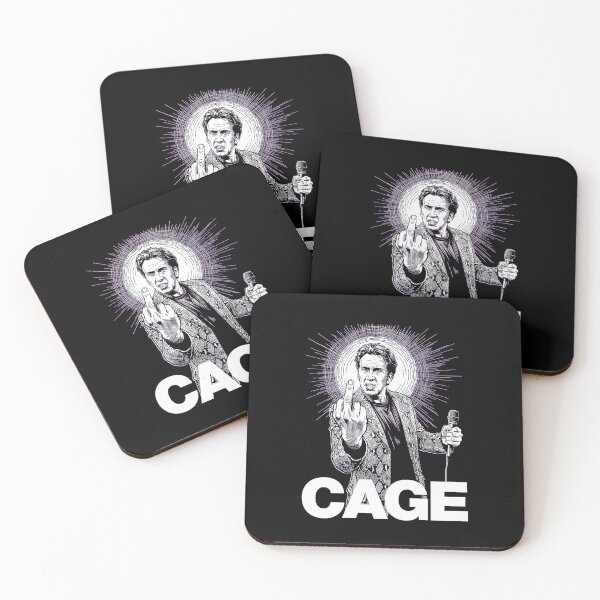 Item preview, Vintage Angry Man CAGE Middle Finger Retro Stand Up Mic Graphic Art designed and sold by SmithOscarShop.
