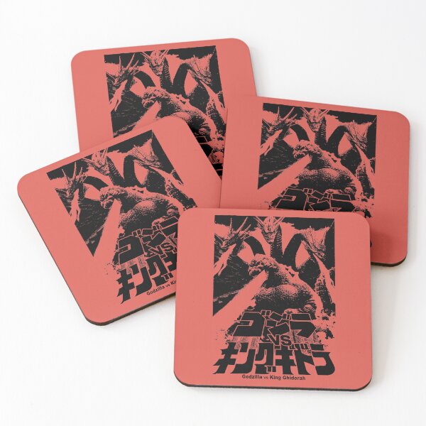 Item preview, Gojira vs King Ghidorah Minus Zero Retro Monsters Vintage Fan Art designed and sold by QuietnoiseMax.