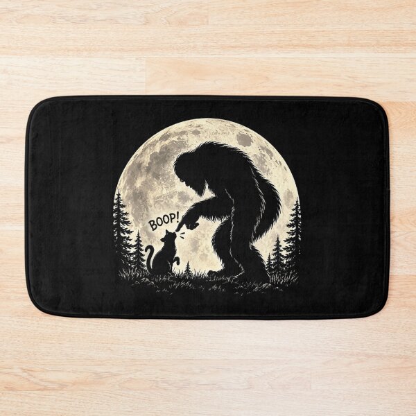 Item preview, Bigfoot Boop Cat Moon Funny Sasquatch Humor Mens Womens Kids designed and sold by YubitaLeLe.