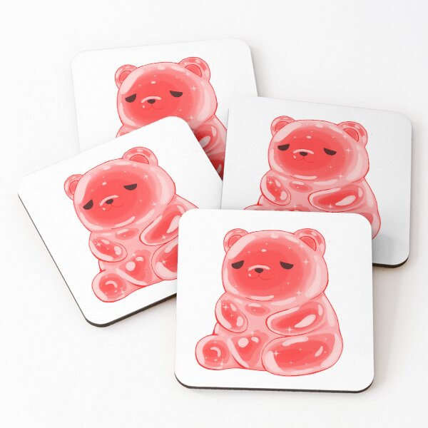 Item preview, rubber bear red designed and sold by potokomi.