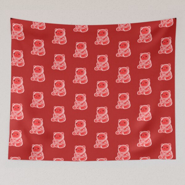 Item preview, rubber bear red designed and sold by potokomi.