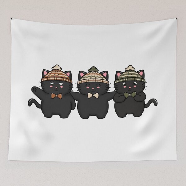 Item preview,  Cute Black triplet Kittens ! designed and sold by Hello-Cuties.