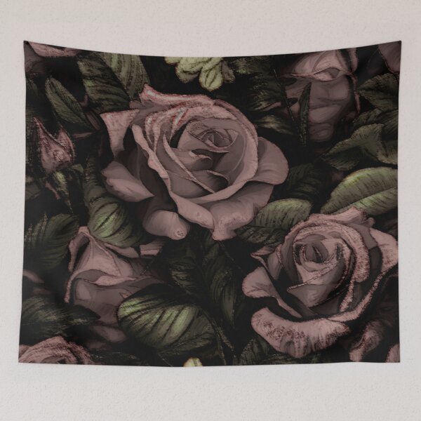 Item preview, Charcoal and Watercolor Red Roses designed and sold by Digital Attic 95.