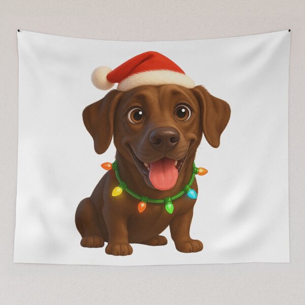 Item preview, Labmaraner Christmas Cheer designed and sold by Sillytoe.