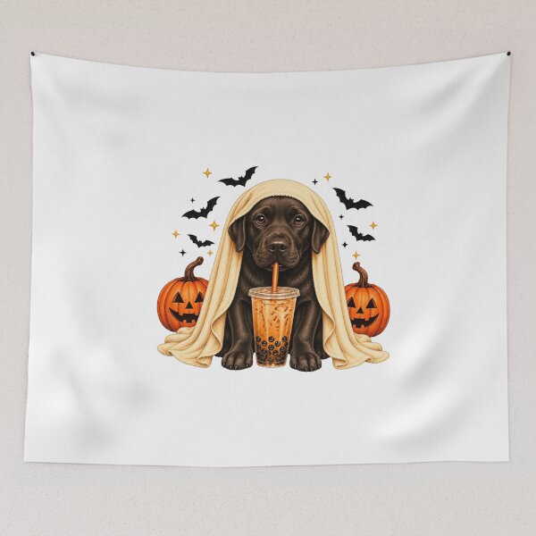 Item preview, Black Lab Halloween designed and sold by DaphoLatara.
