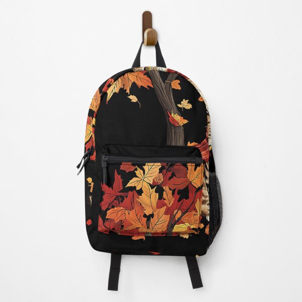 Item preview, Cat Under Autumn Tree With Fall Leaves Thanksgiving designed and sold by nryum.