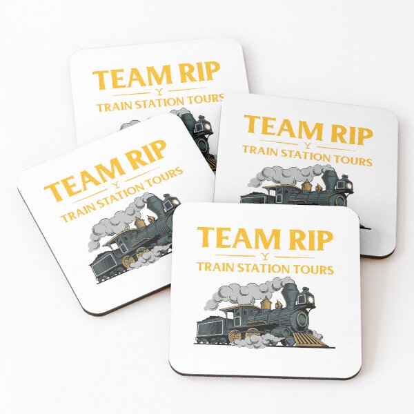 Item preview, Team Rip Train Station Tours Yellowstone Parody Art designed and sold by bikinemosi.