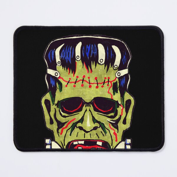 Item preview, Green Monster Face Halloween Stitch Costume Art designed and sold by LuellaCFincher.