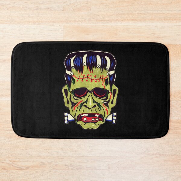 Item preview, Green Monster Face Halloween Stitch Costume Art designed and sold by LuellaCFincher.